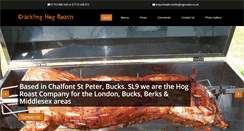 Desktop Screenshot of cracklinghogroasts.co.uk
